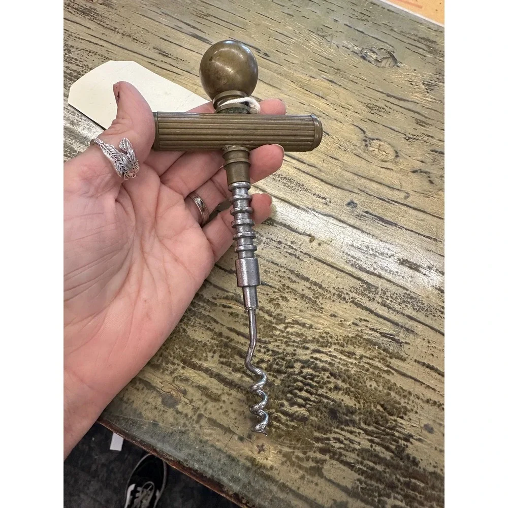 Vintage Brass Cork Screw
